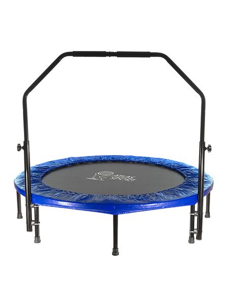 Fitness trampoline ATLAS SPORT 122 cm with spring handle