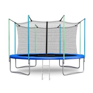 Atlas Sport trampoline 374 cm (12ft) with internal mesh and BLUE ladder