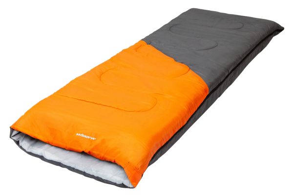 Sleeping bag ACAMPER BRUNI 300g/m2 (gray-orange)