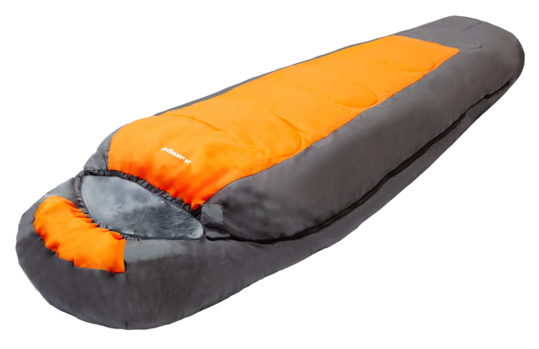 Sleeping bag ACAMPER BERGEN 300g/m2 (gray-orange)